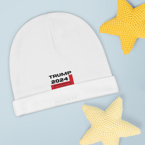 Stylish Beanie - Trump 2024 Deal with him Printed Beanie